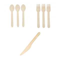 This is an image of Eco-Friendly Disposable Cutlery from ABL Distribution Pty Ltd