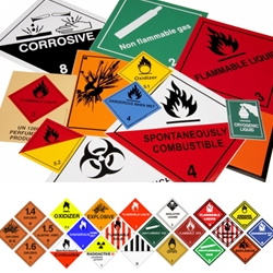 Dangerous Goods Labels from ABL Distribution