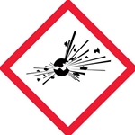 This is an image of Explosives Labels