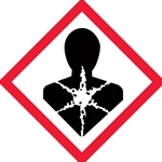 This is an image of Severe Health Hazard Labels