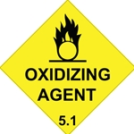 Oxidizing Agent 5.1 Label from ABL Distribution Pty Ltd