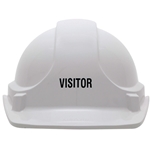 3M Printed ‘Visitor’ Vented Hard Hat Safety Helmet