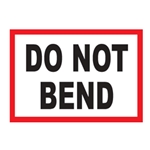 'Do Not Bend' Printed Labels