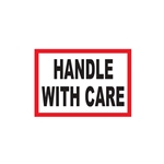 'Handle With Care' Printed Labels