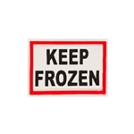 'Keep Frozen' Printed Labels