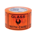 'Glass With Care' Perforated Label Tapes from ABL Distribution