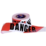 'Danger' Non Adhesive Barricade Tape from ABL Distribution