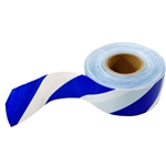 Blue/White Non Adhesive Barricade Tape from ABL Distribution