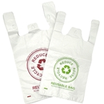 Reusable Plastic Singlet Shopping Bags (QLD Compliant)