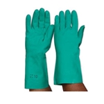 Green Nitrile Chemical Gloves from ABL Distribution