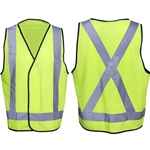 Fluoro Reflective Safety Vests - Day/Night Use from ABL Distribution