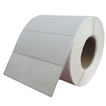 This is an image of Plain white labels for thermal transfer printers from ABL Distribution Pty Ltd