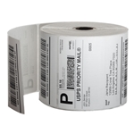 Plain white labels for thermal direct printers from ABL Distribution Pty Ltd