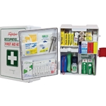 This is an image of Wall Mounts Plastic First Aid Kit suitable for the workplace from ABL Distribution Pty Ltd