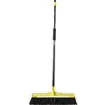 This is an image of Extra stiff tradesman broom for collecting large debris and dirt. Suitable for use on brick, bitument and paving from ABL Distribution Pty Ltd