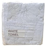 This is an image of White towel rags, great for anti-fouling in boats and where high absorbent properties are needed from ABL Distribution Pty Ltd