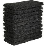 This is an image of super heavy duty scourer, scourer pad, black scourer from ABL Distribution