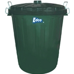 This is an image of 73L Plastic Garbage Bin with lid made from superior plastic, heavy duty from ABL Distribution Pty Ltd