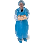 Disposable Blue Plastic Aprons from ABL Distribution Pty Ltd