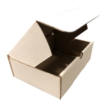 White Die Cut Box with Full Flap Top Tuck In Lid from ABL Distribution