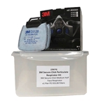 This is an image of 3M Secureclick Particulate Respirator Kit  from ABL Distribution Pty Ltd