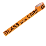 This Is An Image Of Glass With Care Printed Tape From ABL Distribution Pty Ltd