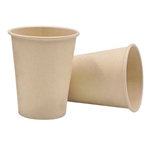 This is an image of Double Wall Bamboo Cups & Lids