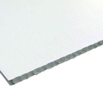 White Corflute Sheets 2440X1220MM 2.5MM Thick from ABL Distribution