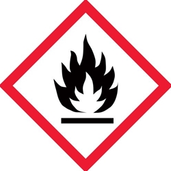 This is an image of Flammables Labels