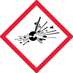 This is an image of Explosives Labels