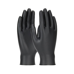 Grippaz Skins Black Nitrile Gloves from ABL Distribution.