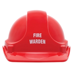 3M Printed ‘Fire Warden’ Vented Hard Hat Safety Helmet from ABL Distribution