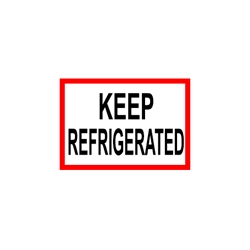 'Keep Refrigerated' Printed Labels from ABL Distribution