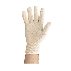 This is an image of Poly Cotton Knit Gloves from ABL Distribution