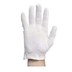 This Is An Image Of Interlox Waiters Cotton Gloves From  ABL Distribution Pty Ltd