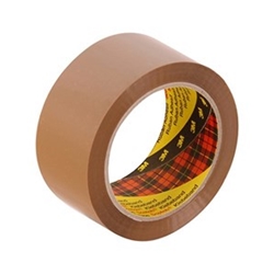 3M 370 Brown Synthetic Rubber Packaging Tape from ABL Distribution Pty Ltd