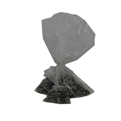 Clear poly bags 50um from 115mm to 199mm wide