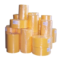 Security Yellow Opaque Poly Tubing Roll