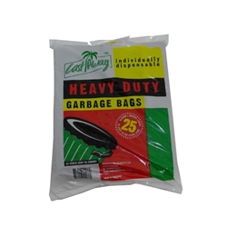 This is an image of Black 82L Garbage Bags from ABL Distribution Pty Ltd