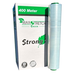 Clear Maxstretch 'Green' Hand Pallet Wrap from ABL Distribution Pty Ltd