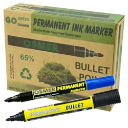 This is an image of Osmer Bullet Point Permanent Marker from ABL Distribution Pty Ltd