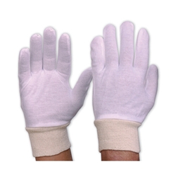 This is an image of Interlock Poly Cotton Liner With Knitted Wrist