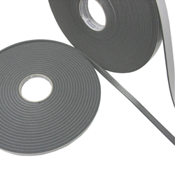 This is an image of 3209 Soft Closed Cell Black PVC Single Sided Foam Tape from ABL Distribution Pty Ltd