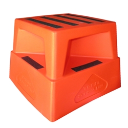 This is an image of Safety step, orange, anti-slip from ABL Distribution Pty Ltd