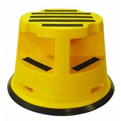 This is an image of Jumbo yellow safety step with anti-slip tape from ABL Distribution Pty Ltd