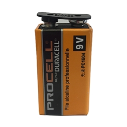 This is an image of 9V duracell battery, long life, dependable power from ABL Distribution Pty Ltd