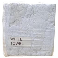 This is an image of White towel rags, great for anti-fouling in boats and where high absorbent properties are needed from ABL Distribution Pty Ltd