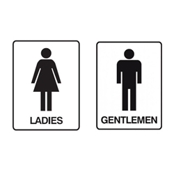 This is an image of Toilet Signs