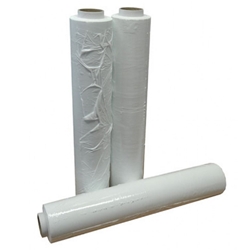 White blown hand pallet wrap 25UM 500mm x 400m from ABL Distribution Pty Ltd