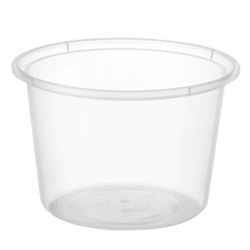 This is an image of Round Disposable Plastic Containers